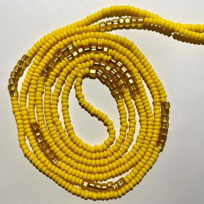 Chakra Set waist beads by Avionna Naturals, detail view 4