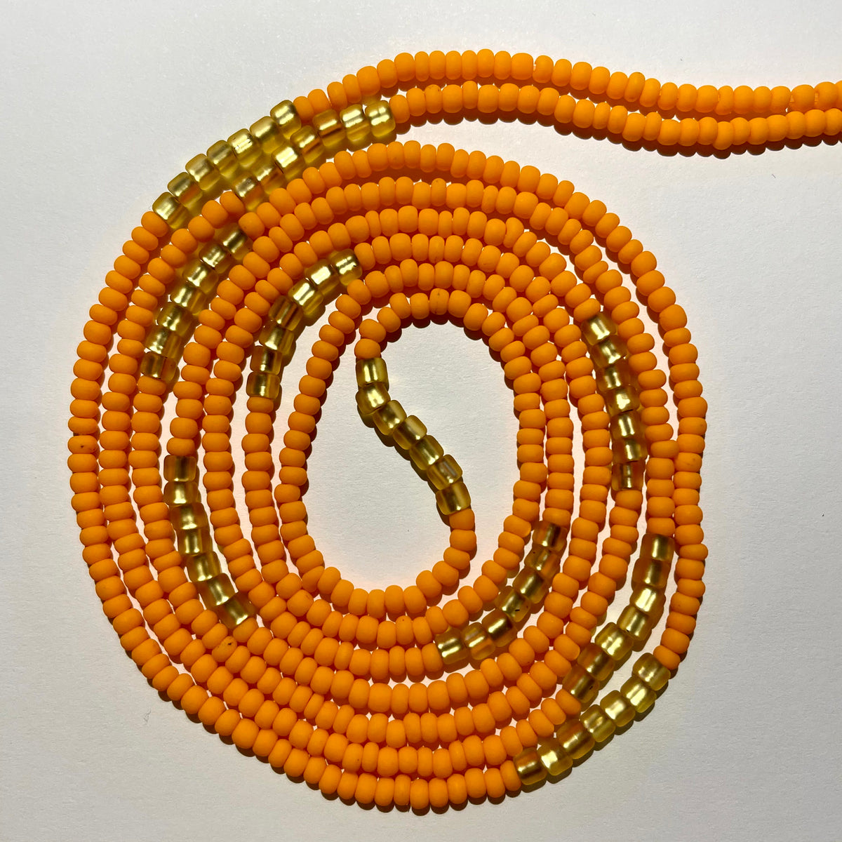 Chakra Set waist beads by Avionna Naturals, detail view 3